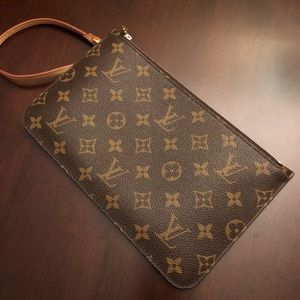 Louis Vuitton Neverfull MM Pouch In Monogram